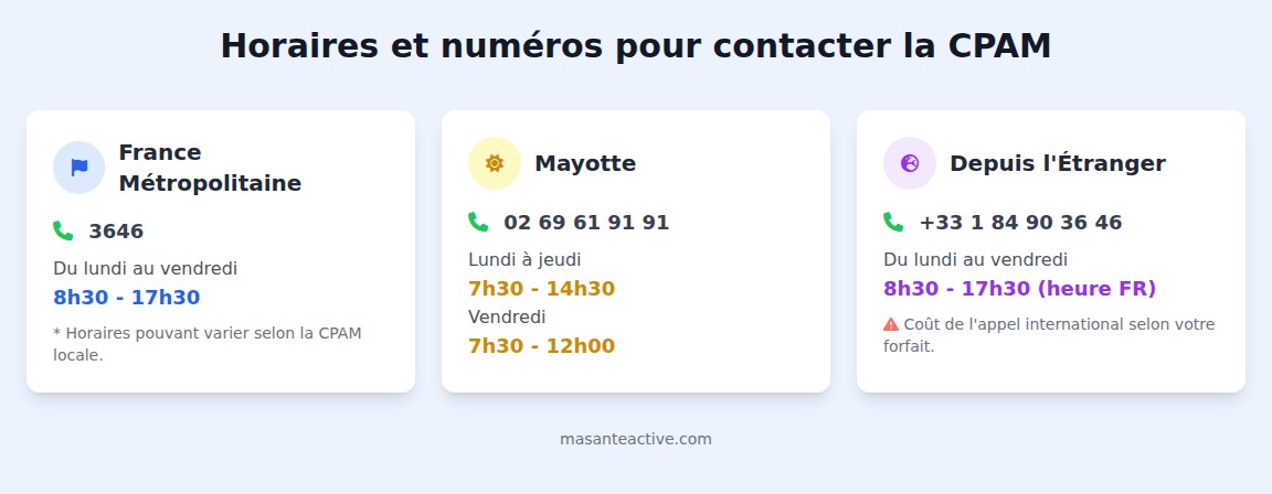 infographie Quels sont les horaires d’ouverture du 3646 ?