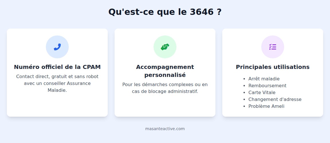 infographie Qu’est-ce que le 3646 ?